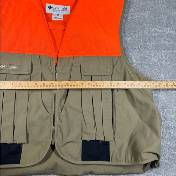Columbia Quickloader Orange Upland Game Pocket Hunting Shooting Vest Size 3XL - Picture 4 of 7